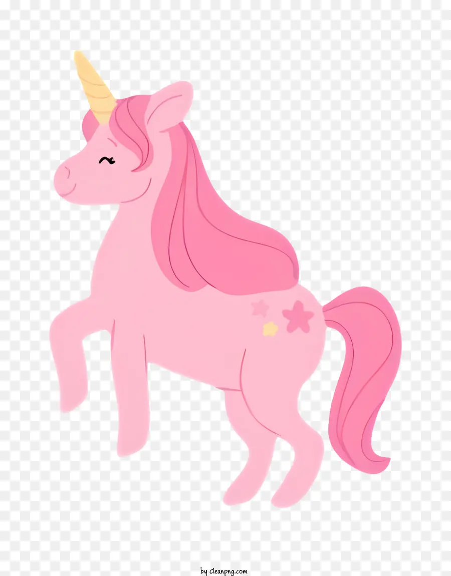 Licorne Rose，Licorne PNG