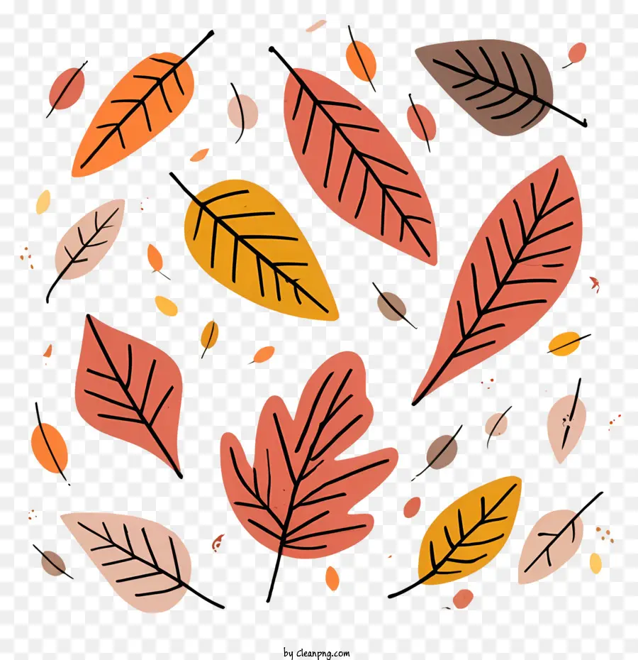 Feuilles D'automne，Automne PNG