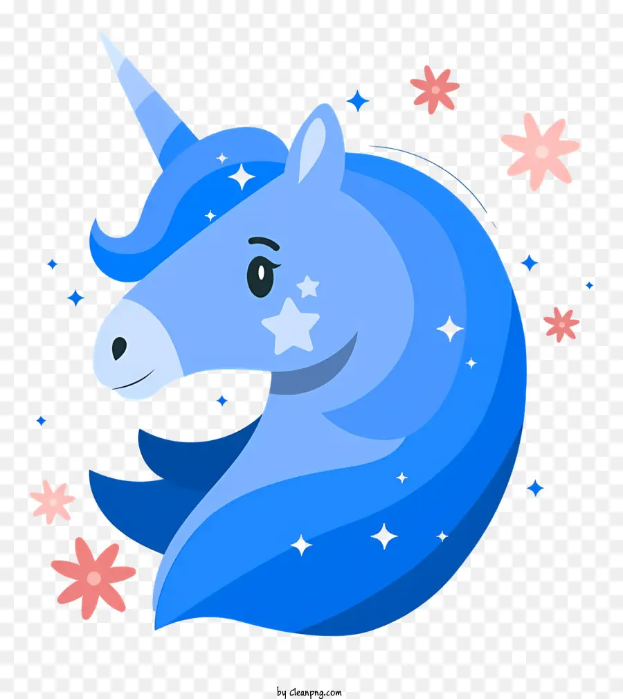 Licorne Bleue，Licorne PNG