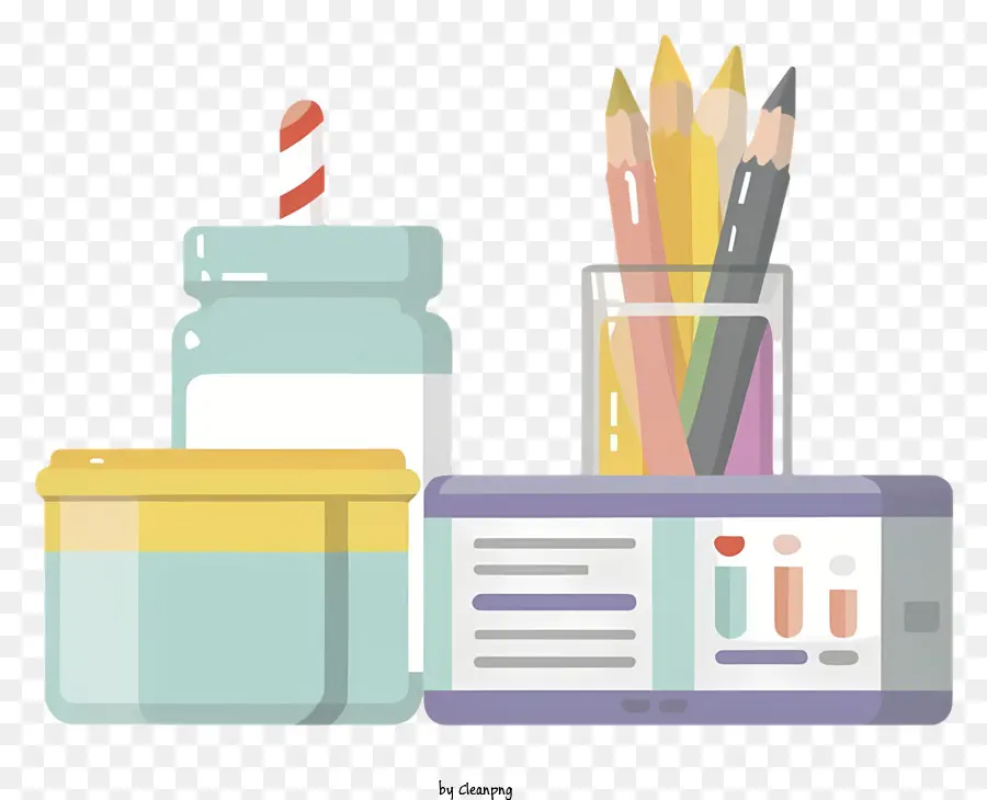 Des Fournitures D'art，Stylos PNG