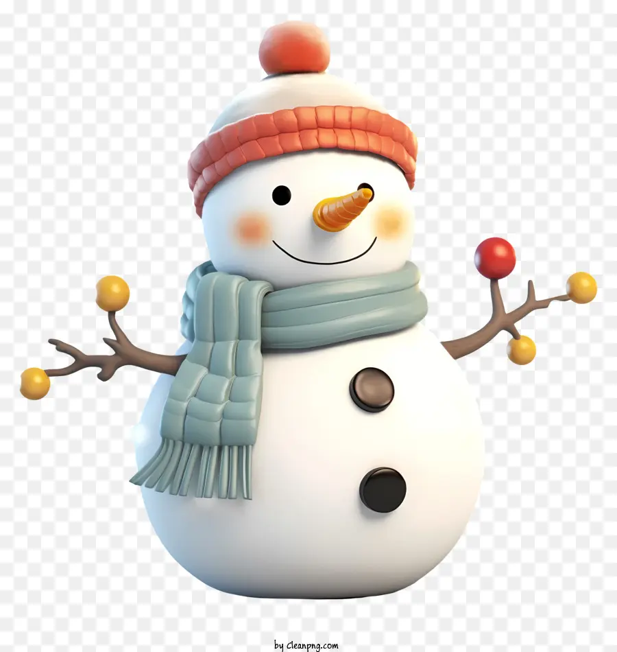 Bonhomme De Neige，Foulard PNG