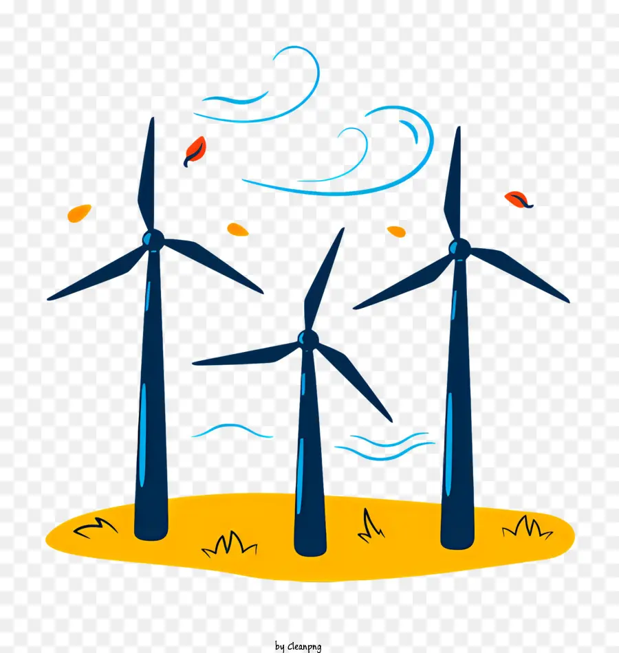 éoliennes，Les énergies Renouvelables PNG