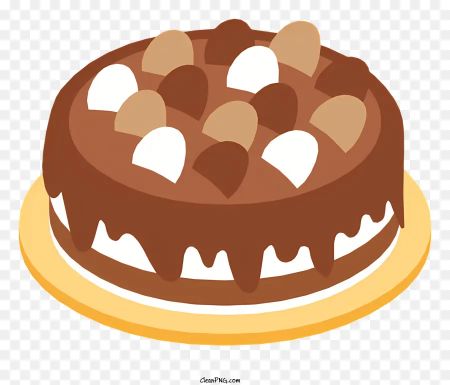 Gâteau Au Chocolat，Dessert PNG