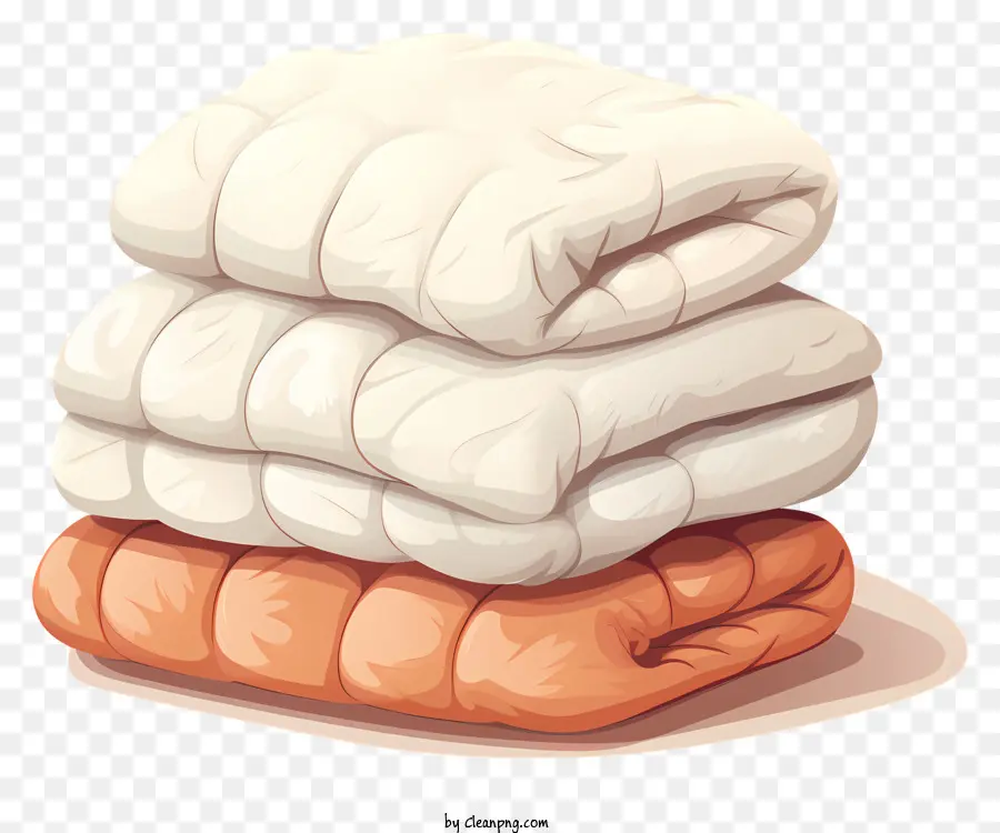 Les Serviettes De Toilette，Tas De Serviettes PNG