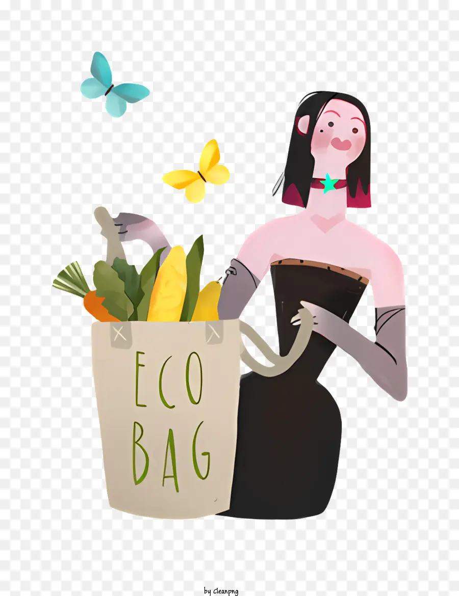 Eco Sac，Sac à Provisions Durable PNG