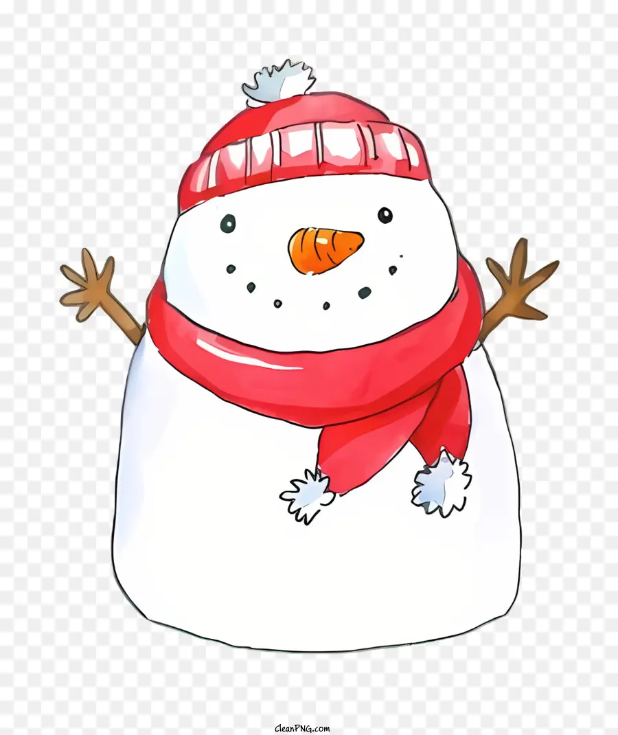 Caricature De Bonhomme De Neige，Bonhomme De Neige PNG