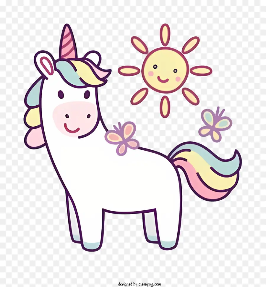 Licorne，Dessin Animé PNG