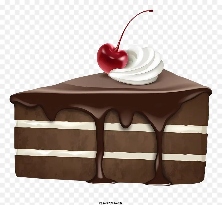 Gâteau Au Chocolat，Tranche De Gâteau PNG