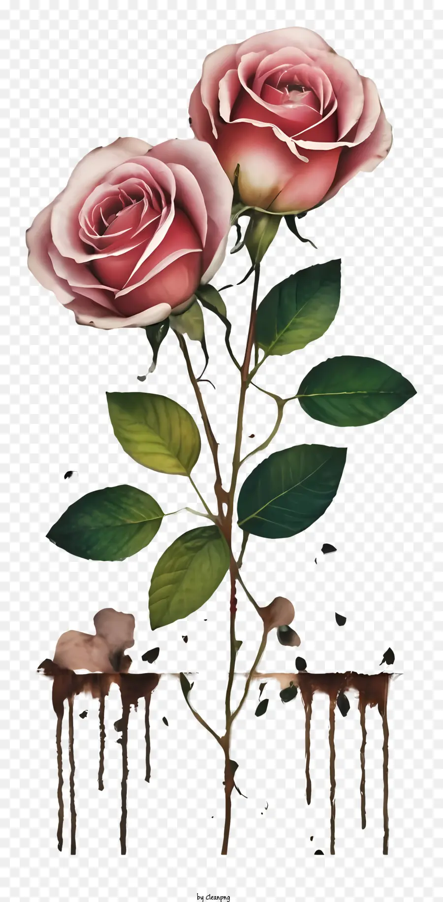 Rose Rose，La Saleté Du Sol PNG