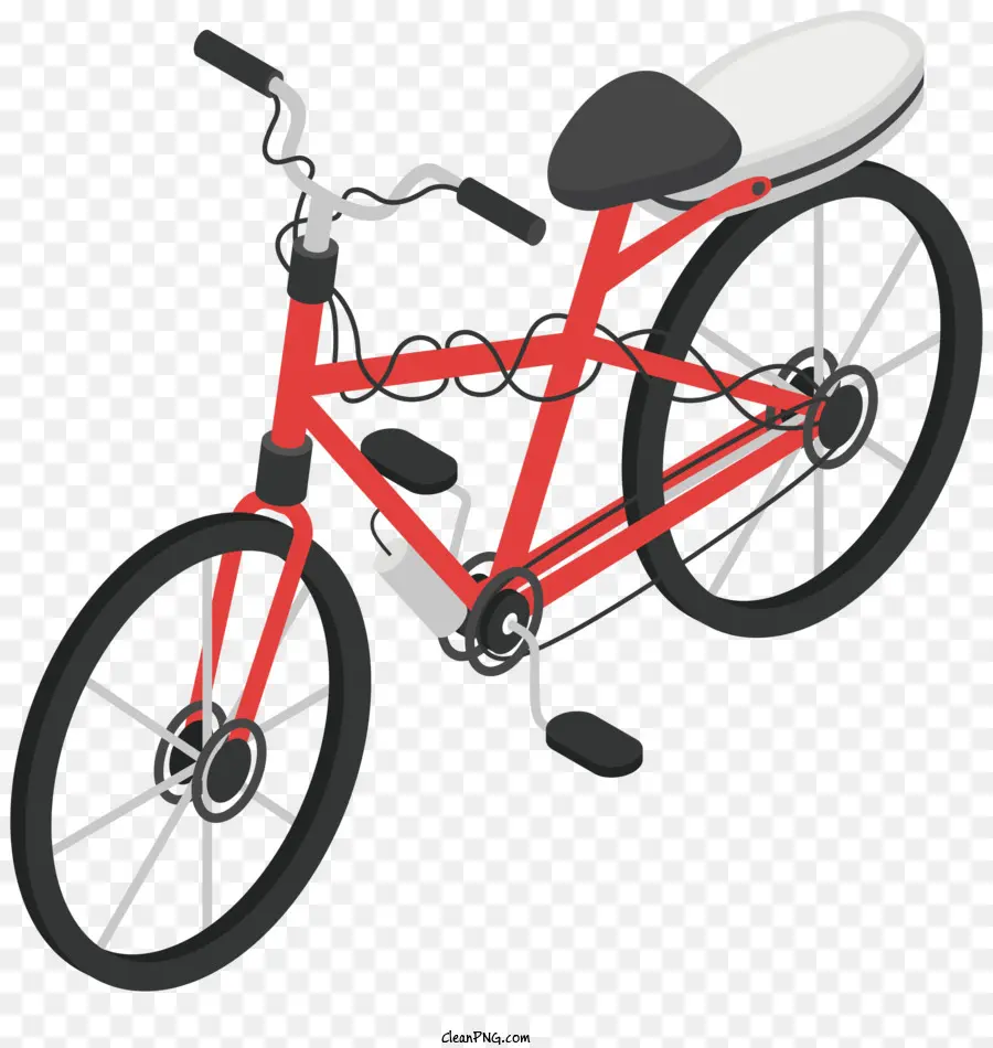 Vélo，Le Rouge Et Le Noir PNG