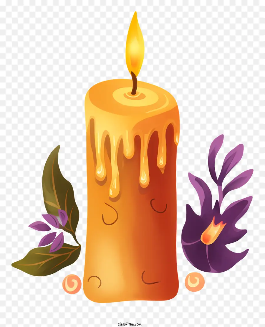 Bougie，Flamme PNG