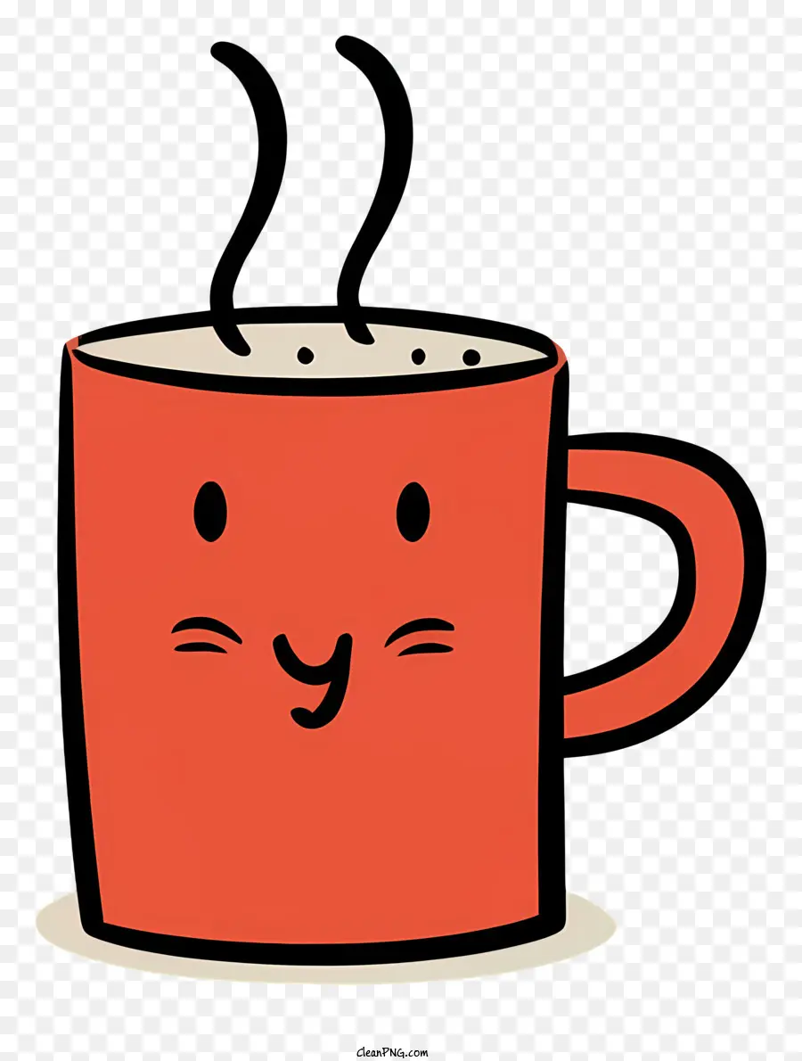 Rouge Mug，Image De Dessin Animé PNG