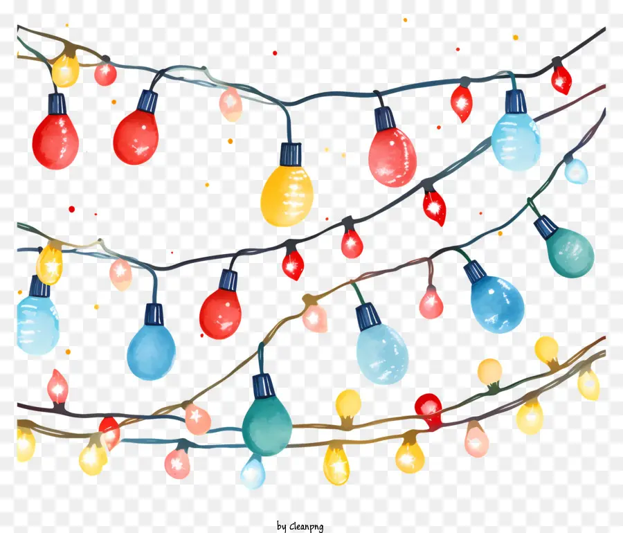 Les Lumières De Noël，Ambiance Festive PNG
