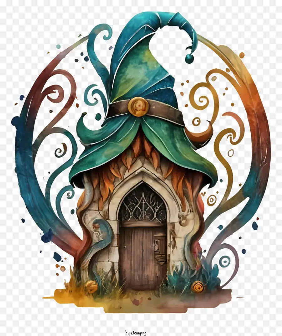 Hut Gnome，Image Colorée PNG