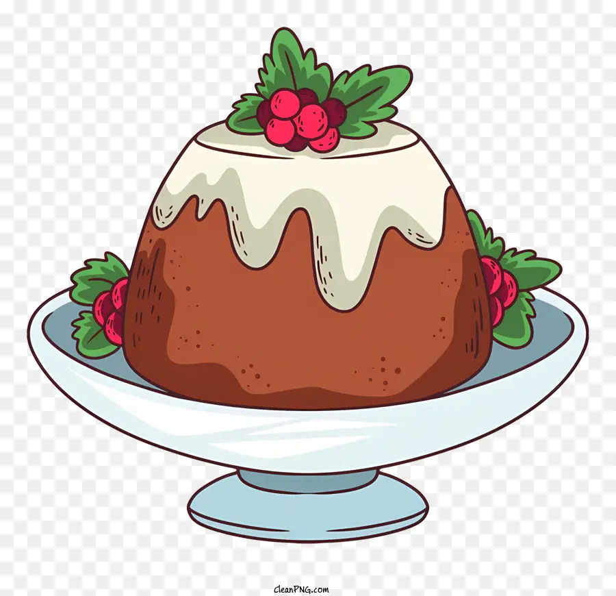 Pudding Au Chocolat，Pudding De Noël PNG