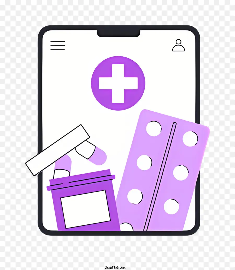 Ordinateur Tablette，Médecine PNG