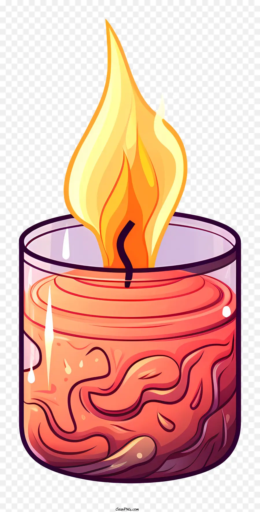 Bougie，Flamme PNG