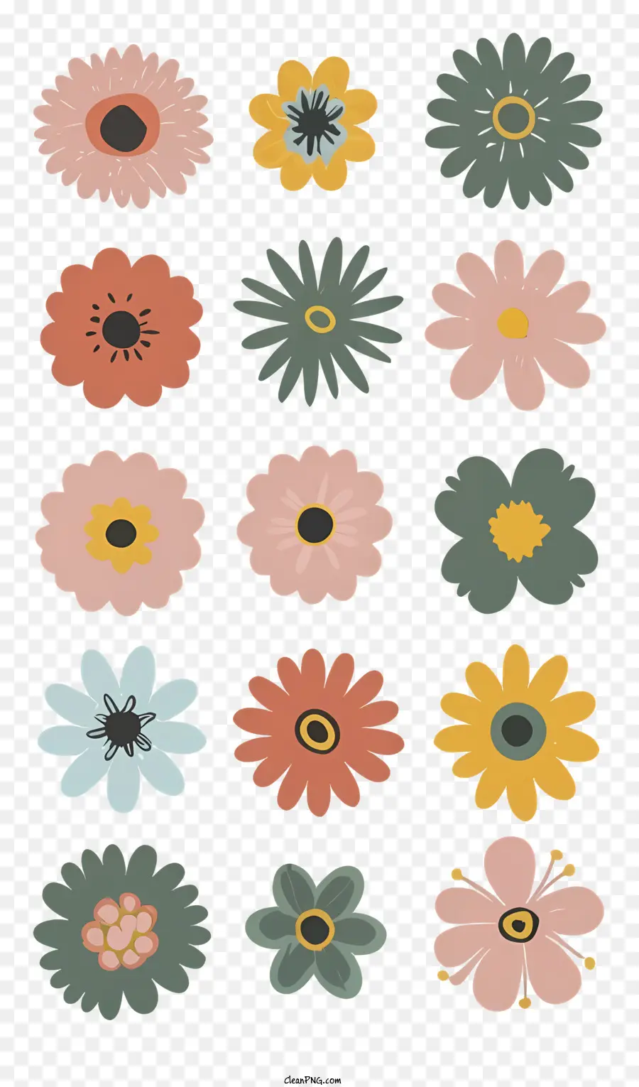 Imprimé Floral，Bouquet De Fleurs PNG