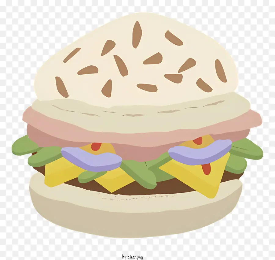 Hamburger，Sandwich PNG