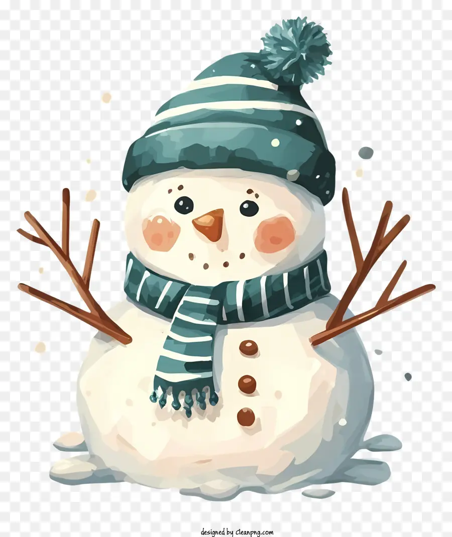 Bonhomme De Neige，Foulard PNG