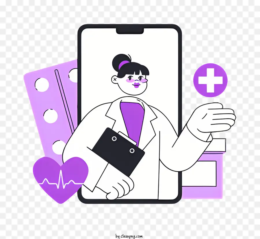 Médecin，Smartphone PNG