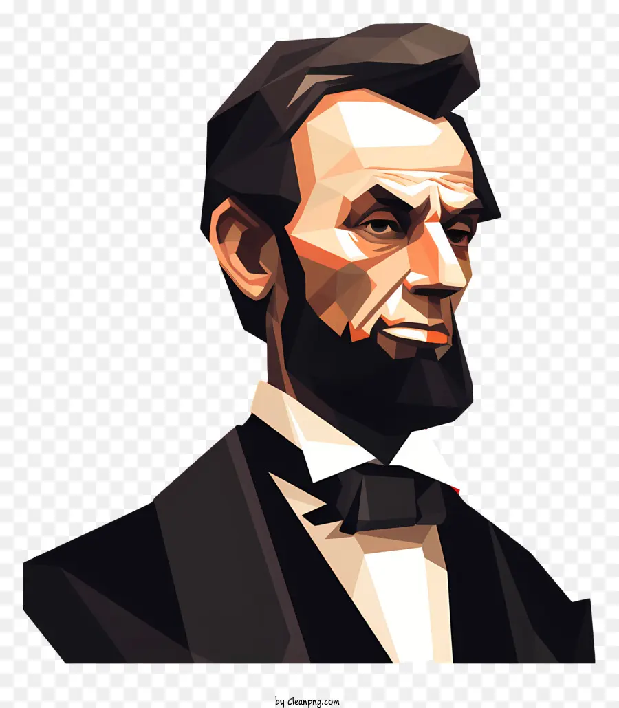 Costume Noir，Abraham Lincoln PNG