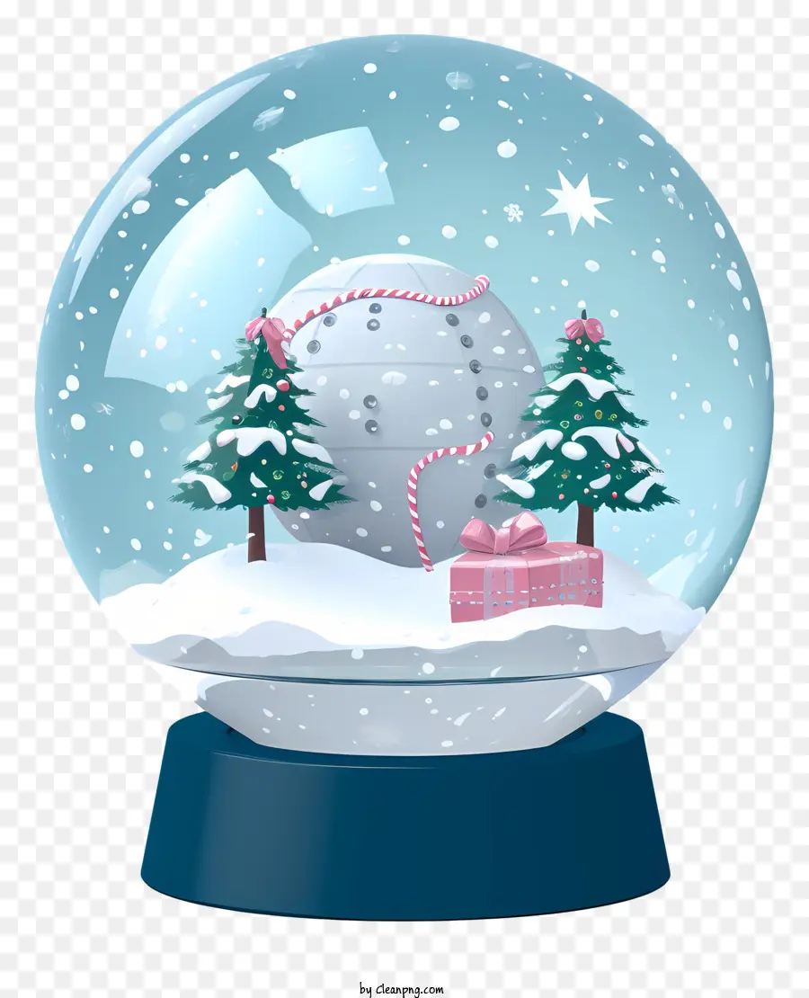 Globe De Neige，Les Décorations De Noël PNG