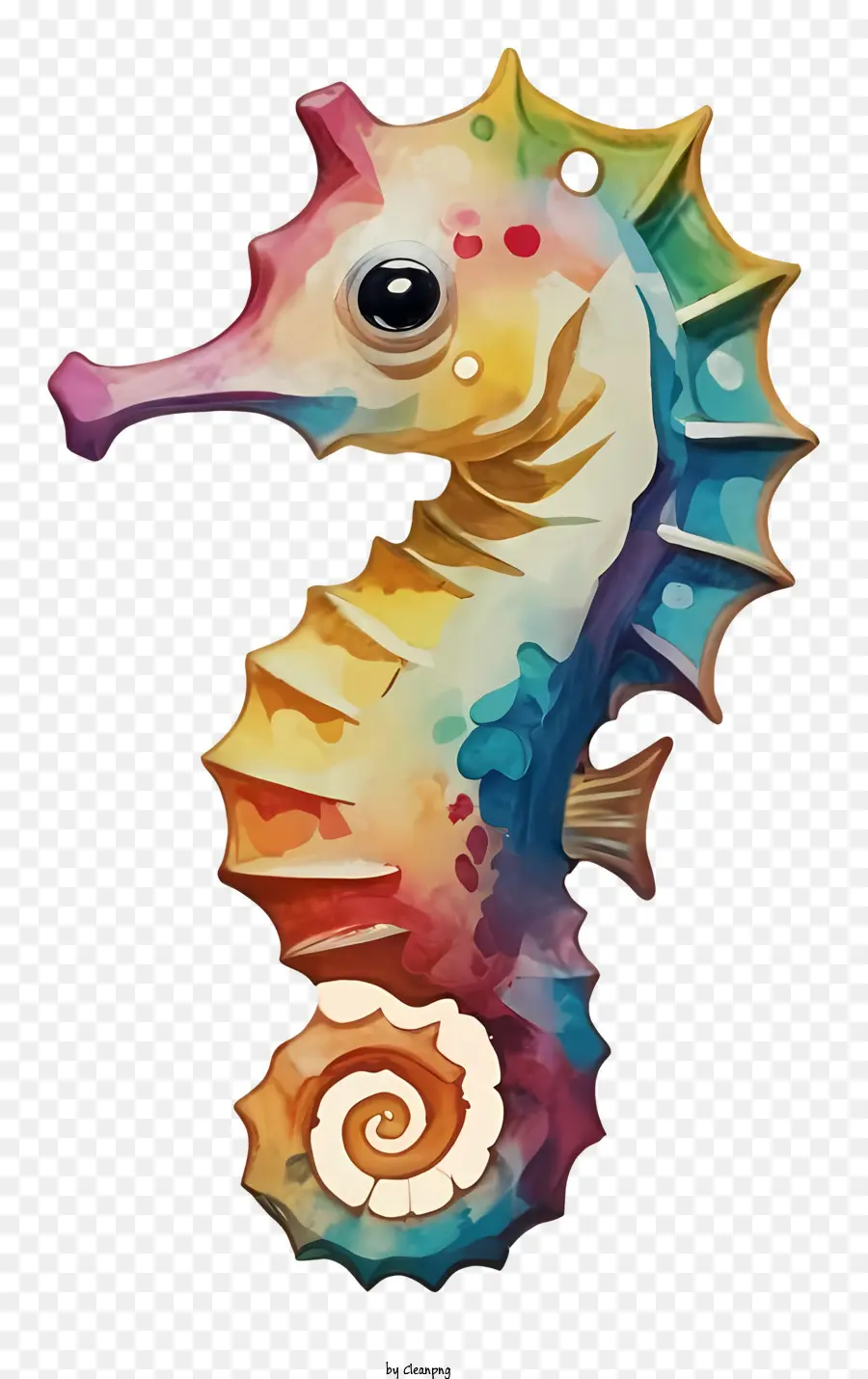 Peinture D'hippocampe，Hippocampe PNG