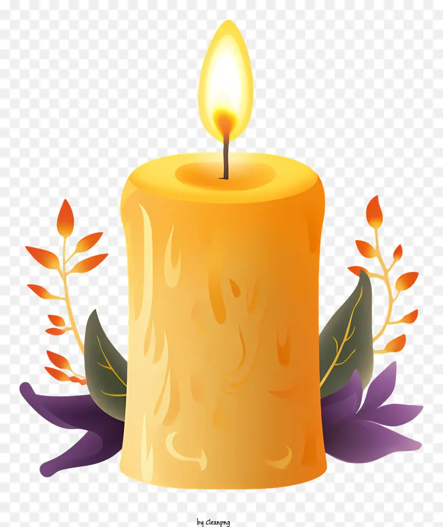 Bougie，Flamme PNG