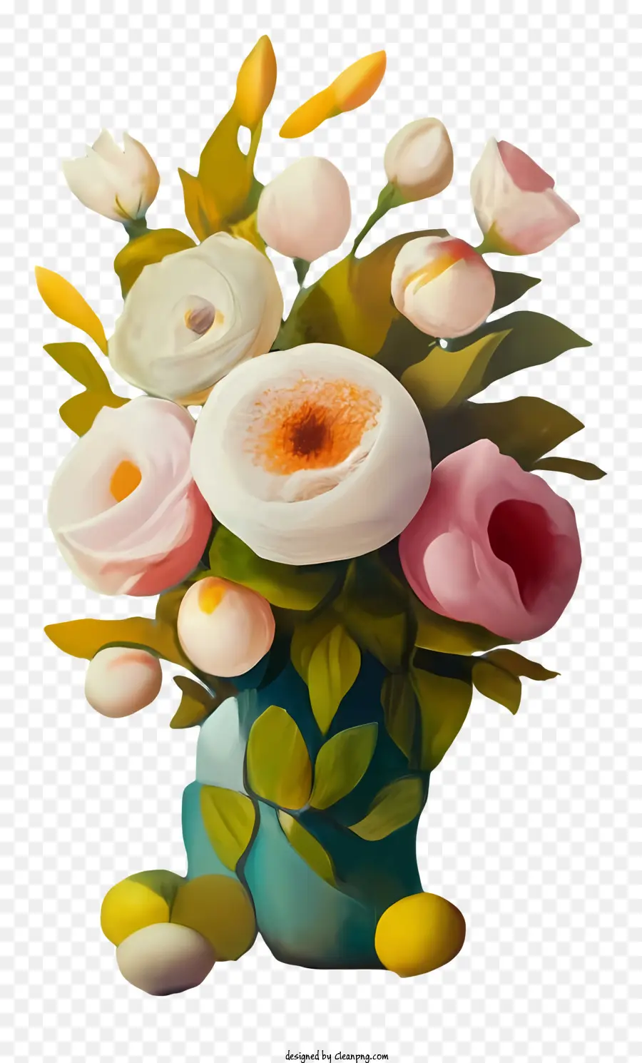 Vase，Bouquet De Fleurs PNG