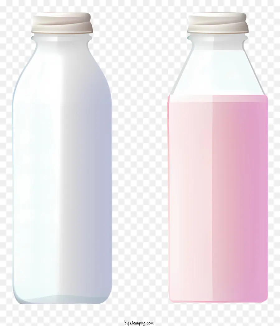 Bouteilles En Plastique，Bouteilles De Lait PNG