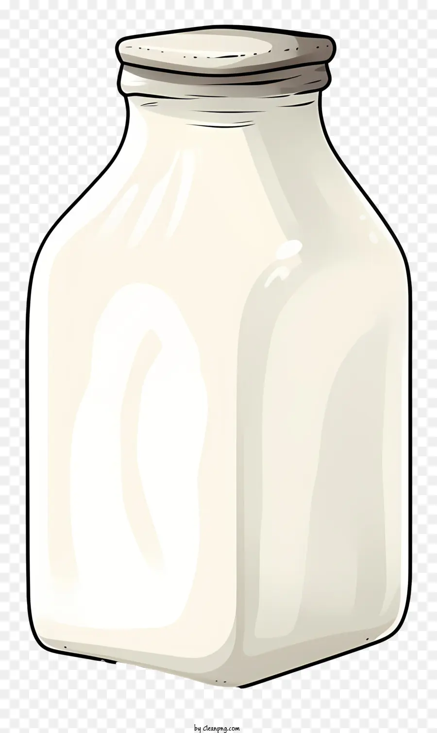 Verre Pot à Lait，Représentation De Dessin Animé PNG