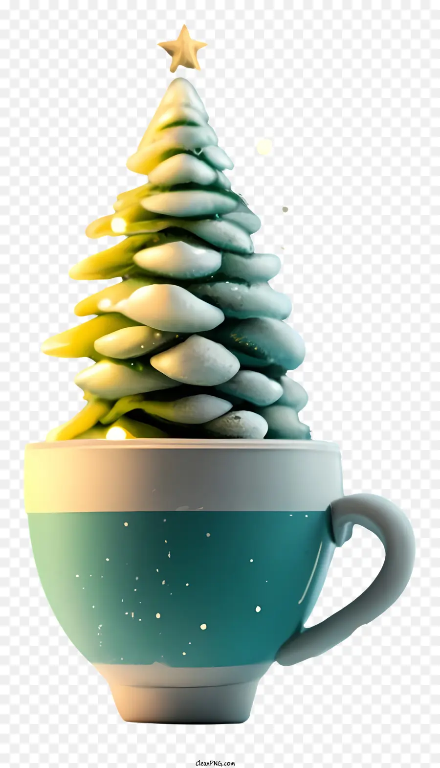 Arbre De Noël，Arbre De Noël En Tasse PNG