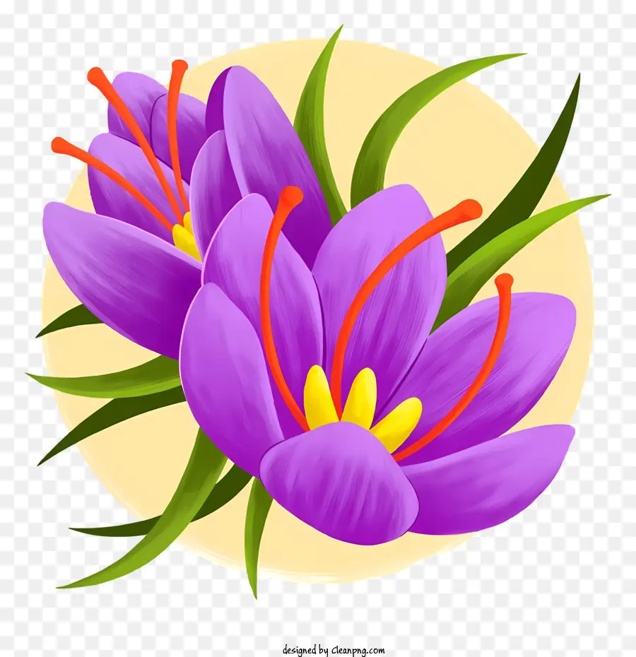 Crocus Violets，Crocus En Fleurs PNG