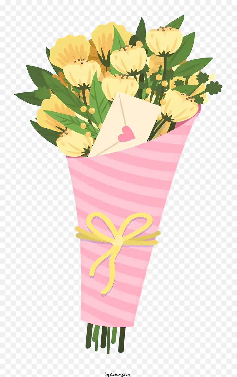 Bouquet，Des Roses Jaunes PNG