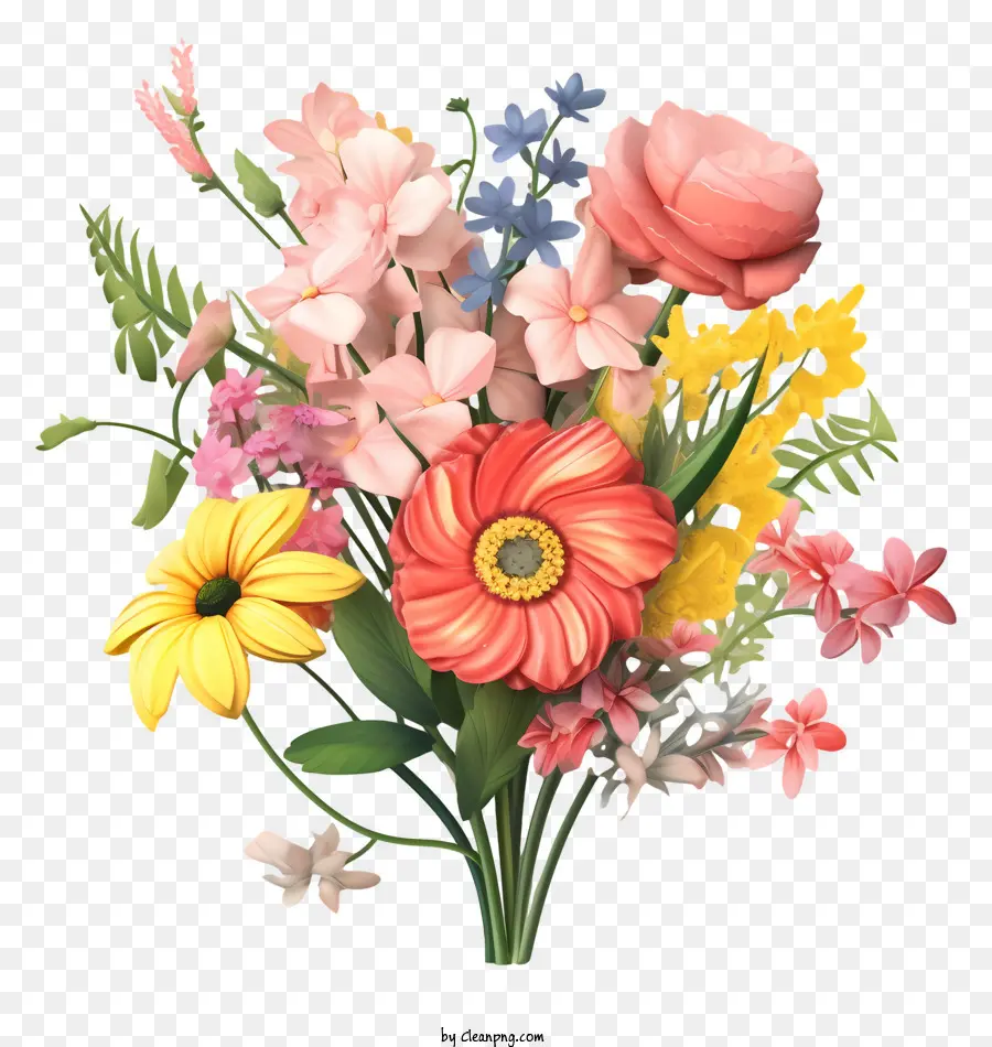 Bouquet De Fleurs，Bouquet PNG