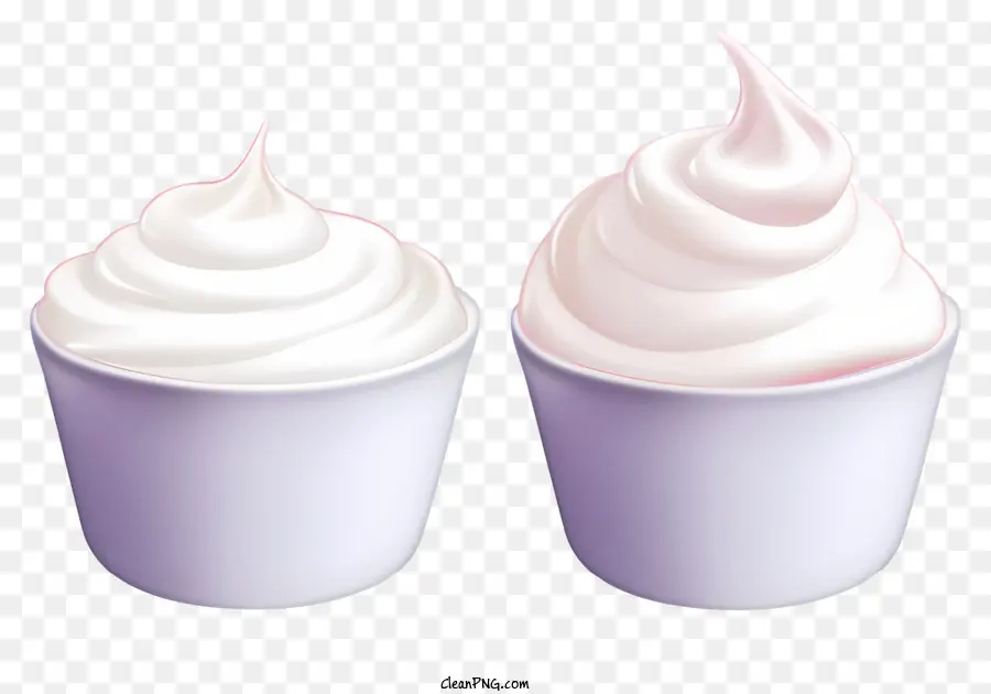 Crème Fouettée，Glace PNG