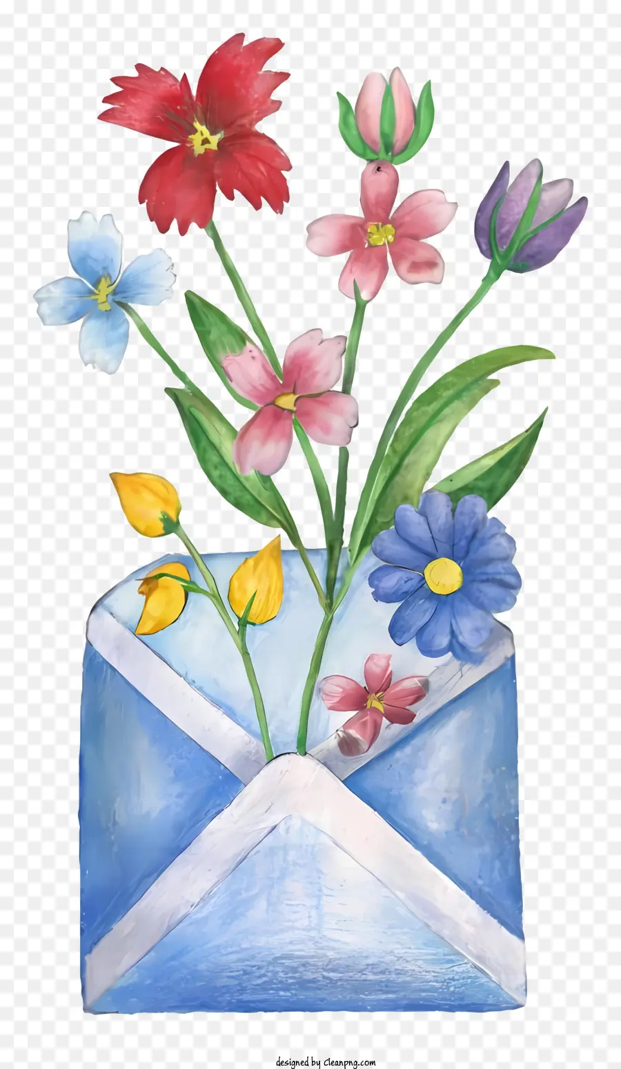 Ouvrir L'enveloppe，Petit Vase PNG