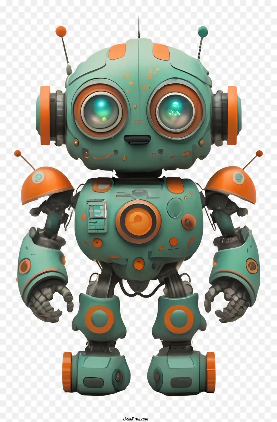 Petit Robot，Silhouette Robotique PNG