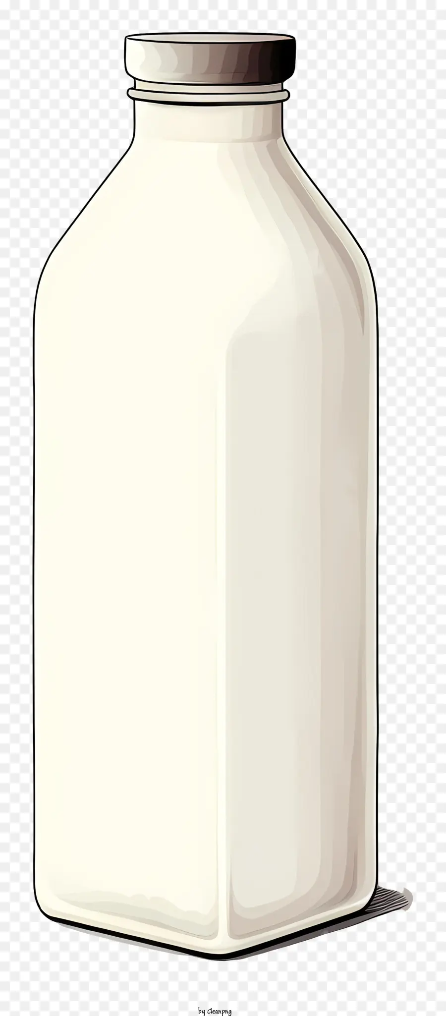 Bouteille En Verre，Lait PNG