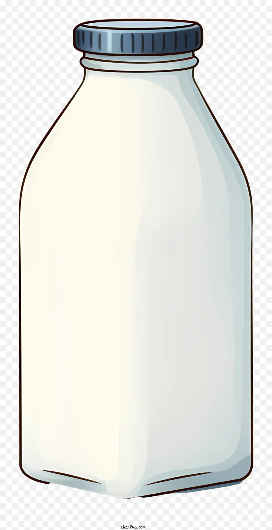 Récipient En Plastique，Bouteille De Lait PNG