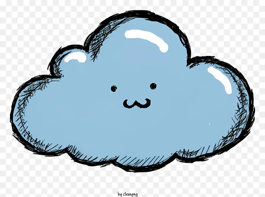 Dessin Animé Cloud，Heureux Cloud PNG