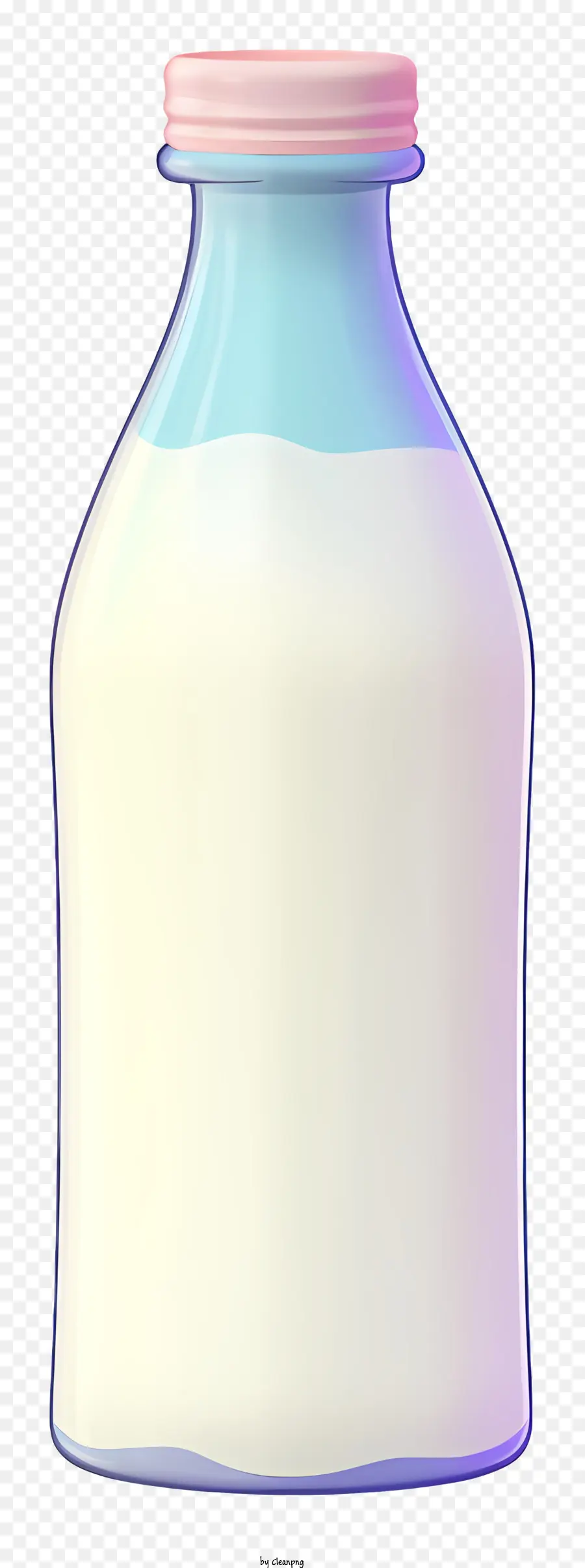 Bouteille De Lait，Bouchon En Plastique PNG