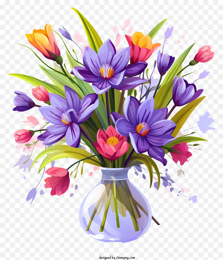 Fleurs，Vase PNG