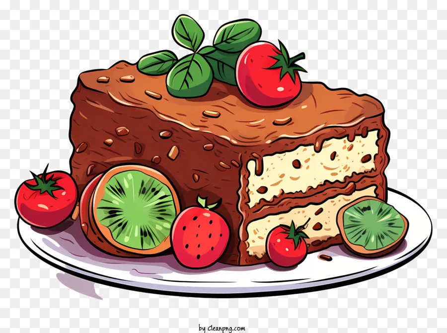 Gâteau，Fruit PNG