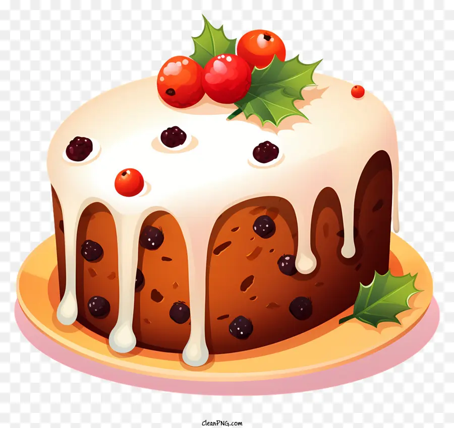 Gâteau De Noël，Le Christmas Pudding PNG