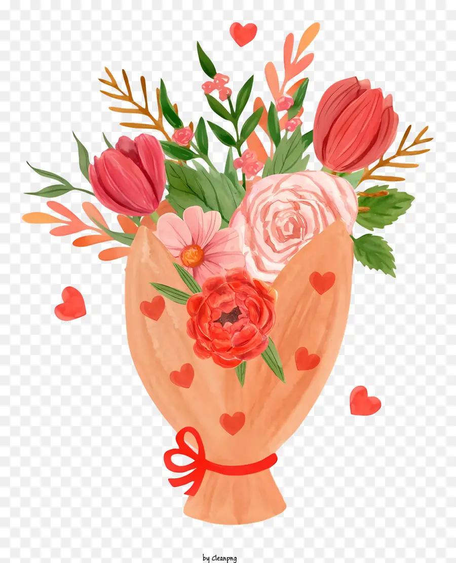 Bouquet，Bouquet De Fleurs PNG