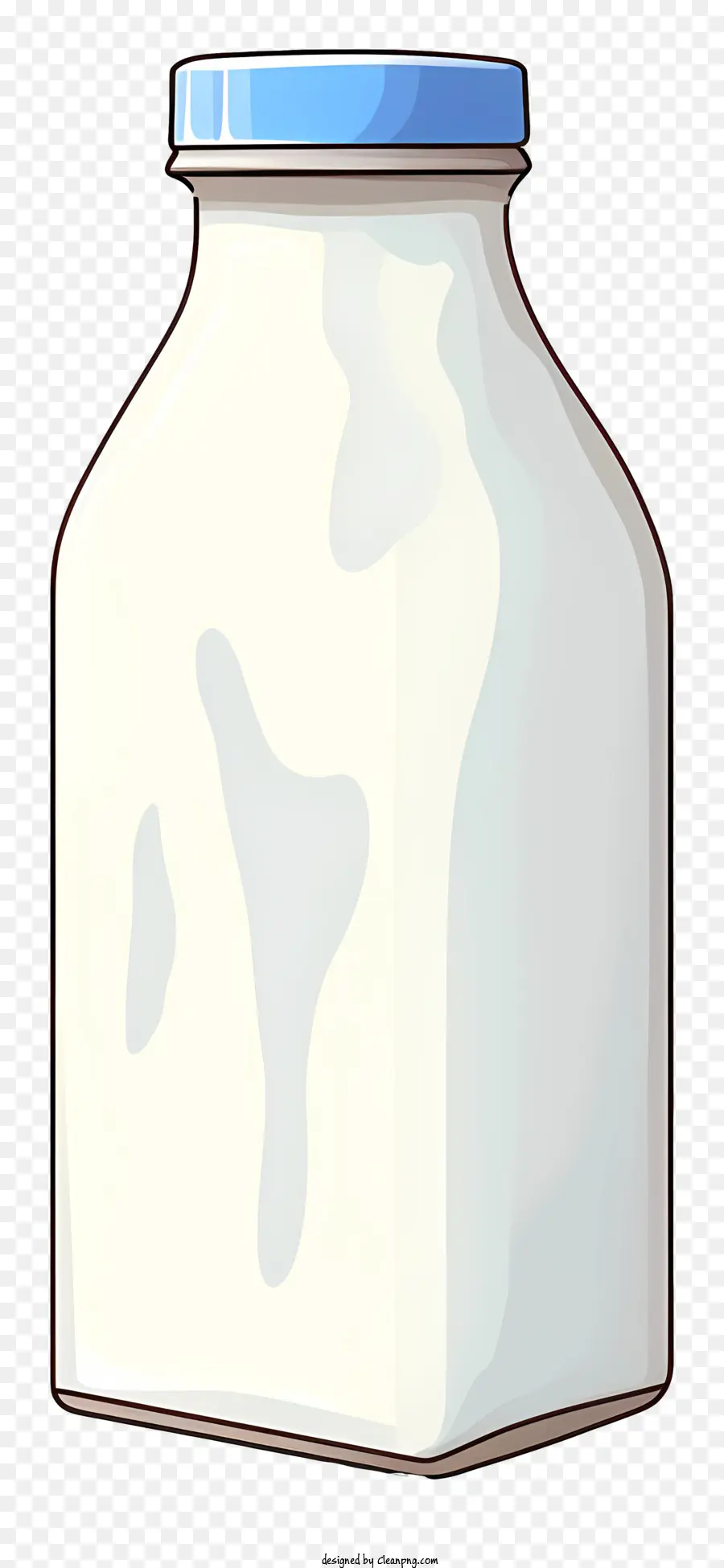 Bouteille De Lait，Verre PNG