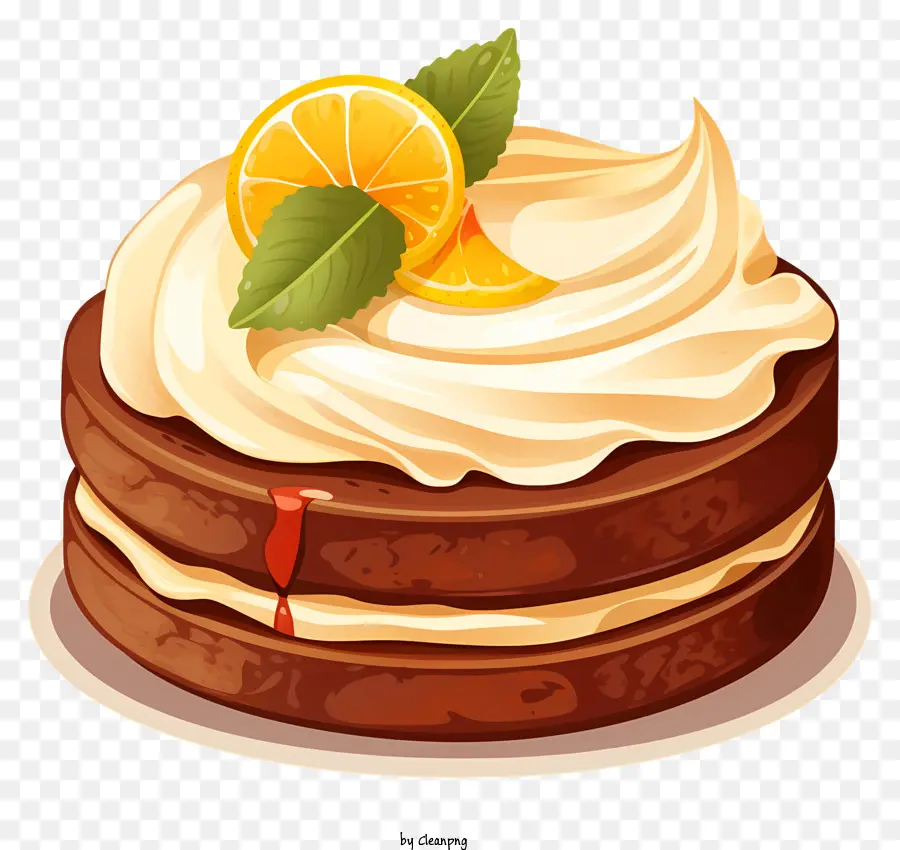 Gâteau，De La Crème Fouettée PNG