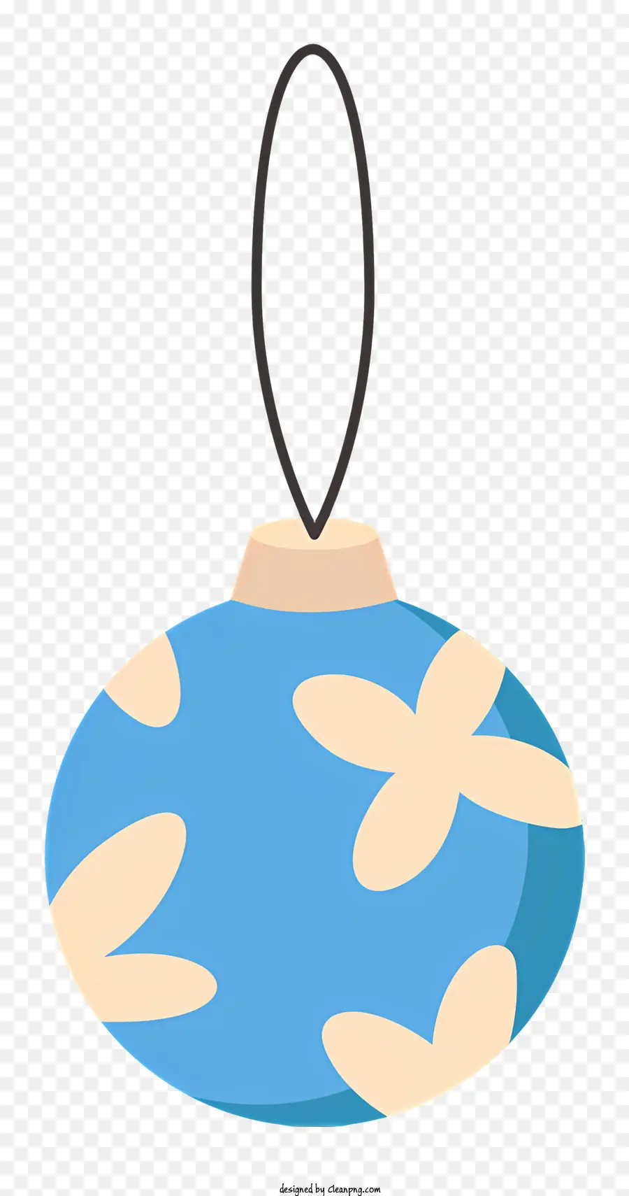 Ornement Bleu，Suspendu PNG